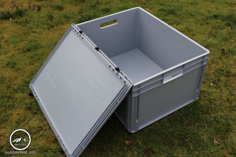 Auer Eurobehälter mit Scharnierdeckel