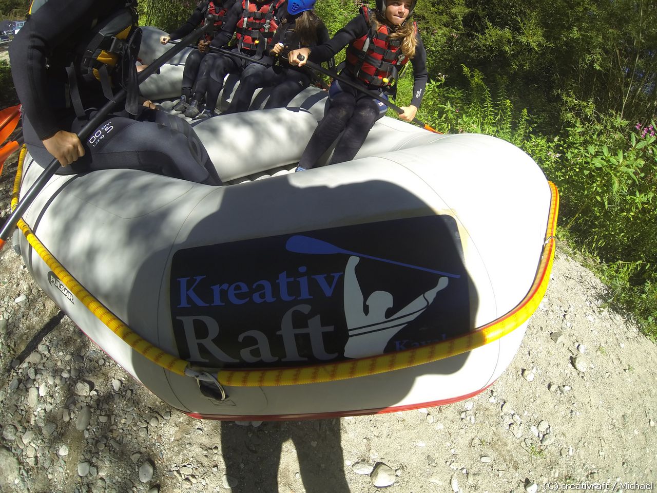Rafting bei KreativRaft - Südtirol 2016