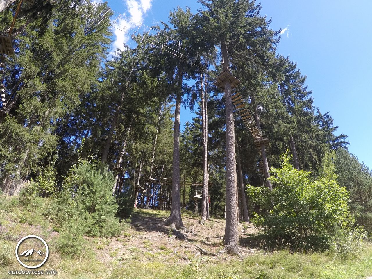 Hochseilgarten KronAction - Südtirol 2016