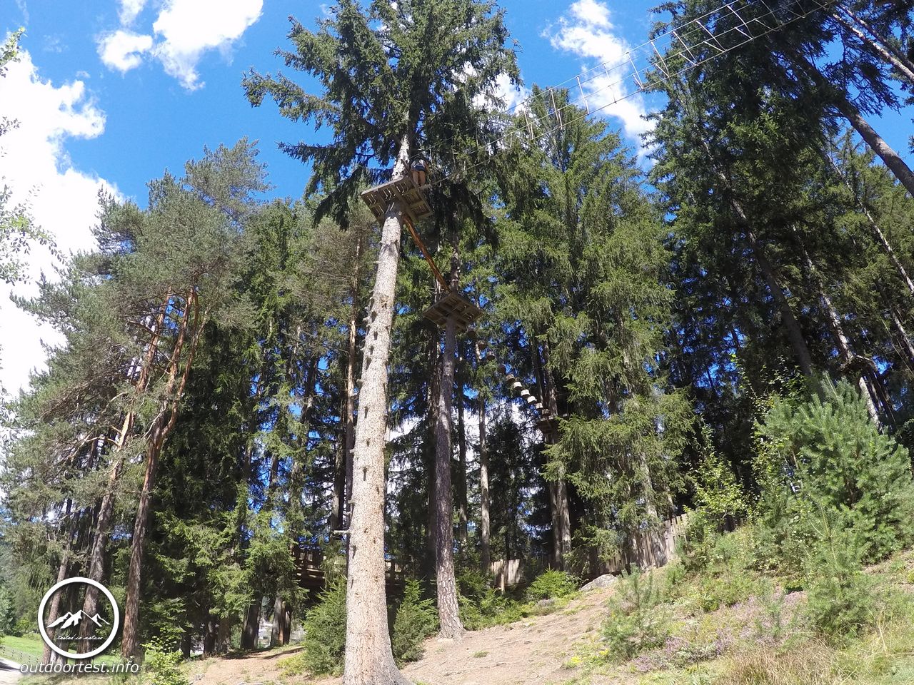 Hochseilgarten KronAction - Südtirol 2016