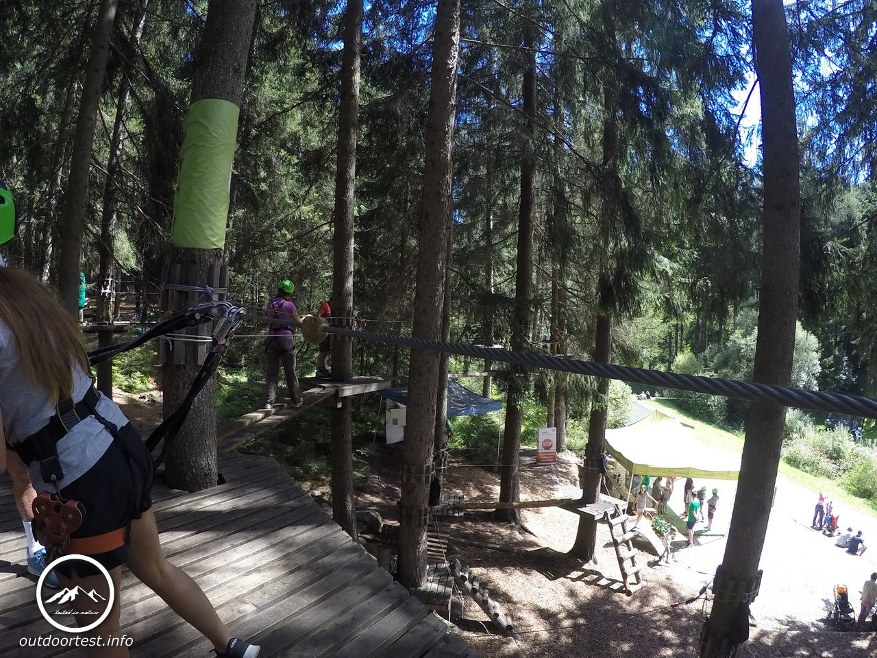 Hochseilgarten KronAction - Südtirol 2016