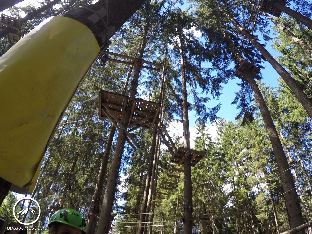 Hochseilgarten KronAction - Südtirol 2016