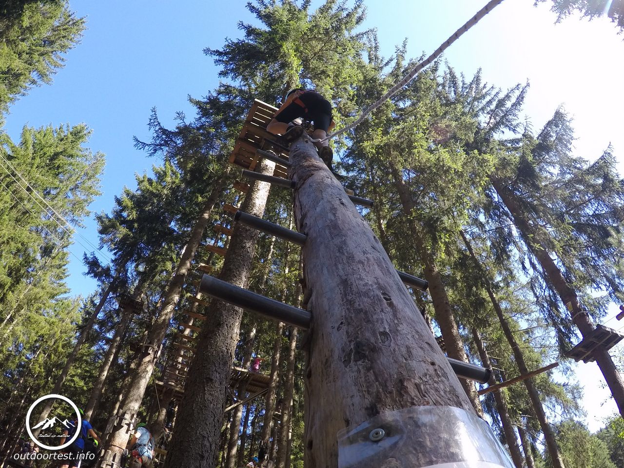 Hochseilgarten KronAction - Südtirol 2016