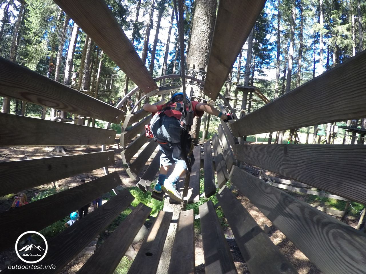 Hochseilgarten KronAction - Südtirol 2016