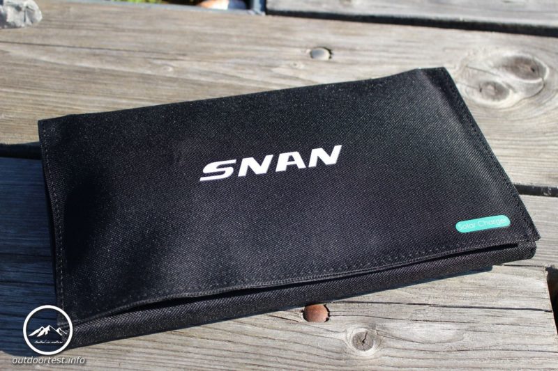SNAN 21W Solar Ladegerät Dual USB Ladeport 5V/2A