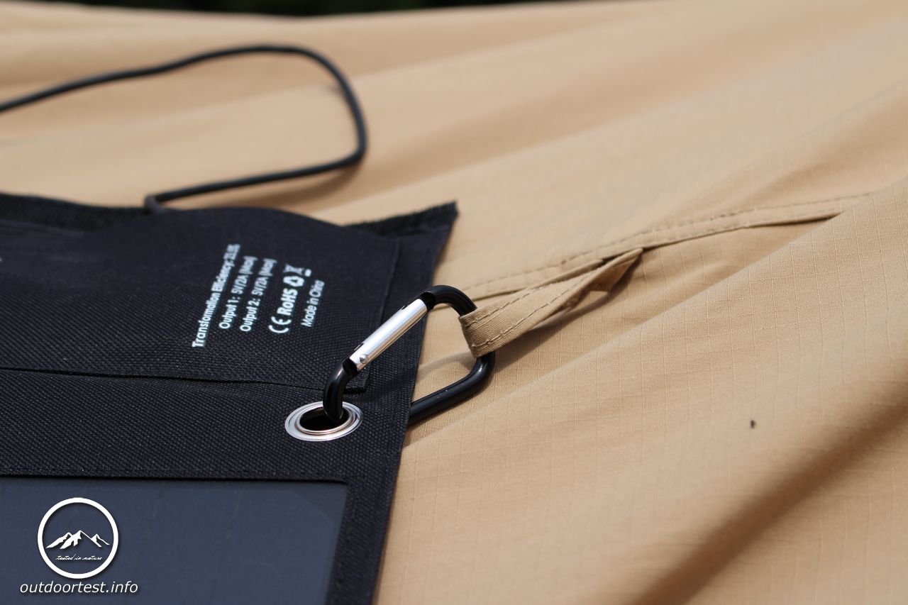 SNAN 21W Solar Ladegerät Dual USB Ladeport 5V/2A