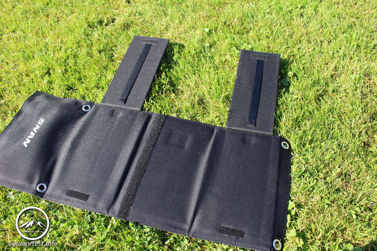 SNAN 21W Solar Ladegerät Dual USB Ladeport 5V/2A