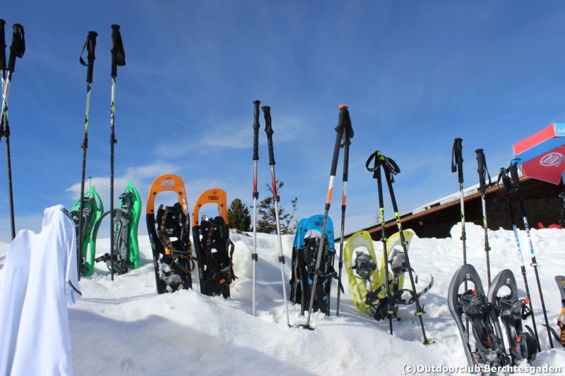 Schneeschuhwandern mit dem Grassl-Team