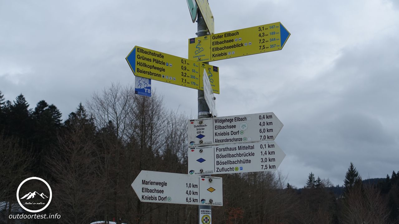 Winterwanderung im Ellbachtal - Schwarzwald