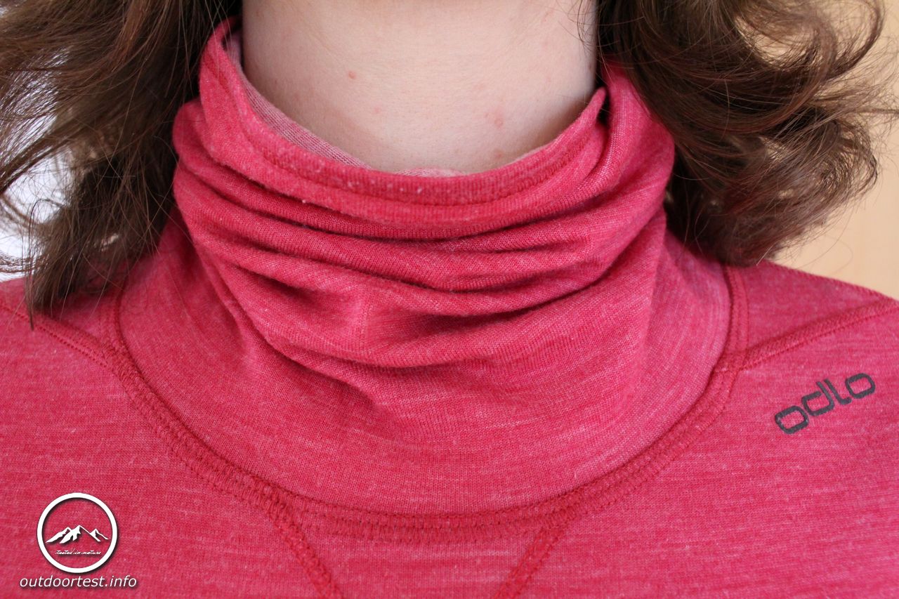 Odlo Revolution Warm Merino Top mit Rollkragen