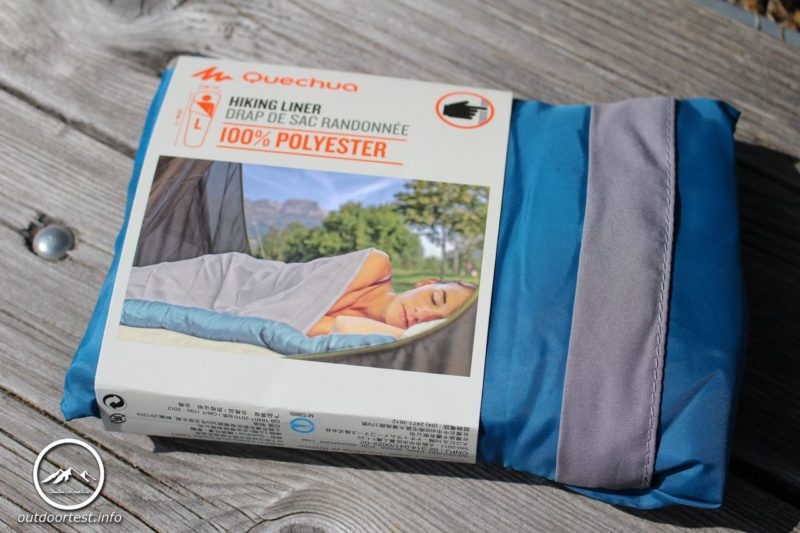 Quechua Schlafsack-Inlett Polyester grau