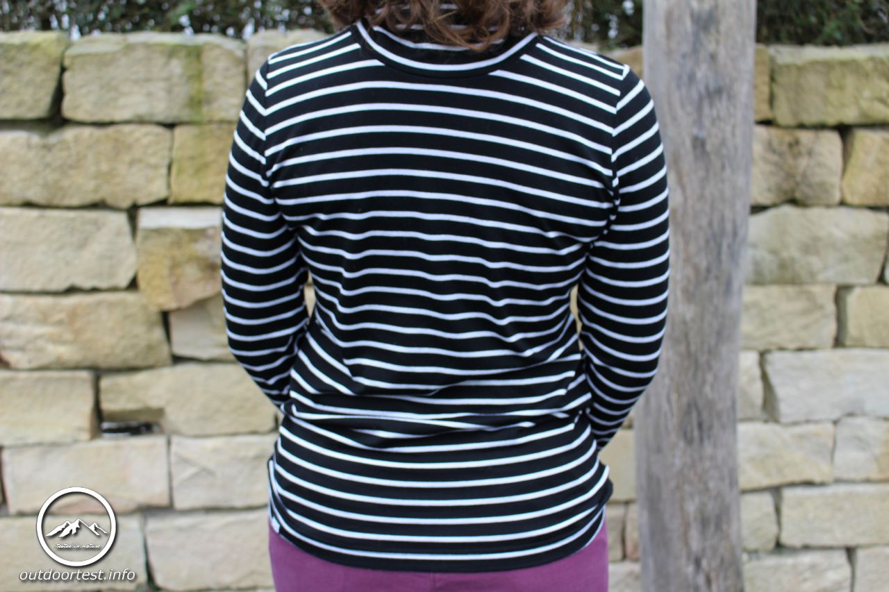 Mons Royale Cornice Rollover LS Stripes/Black