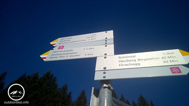 Winterwanderung zur Schwarzwasser-Hütte