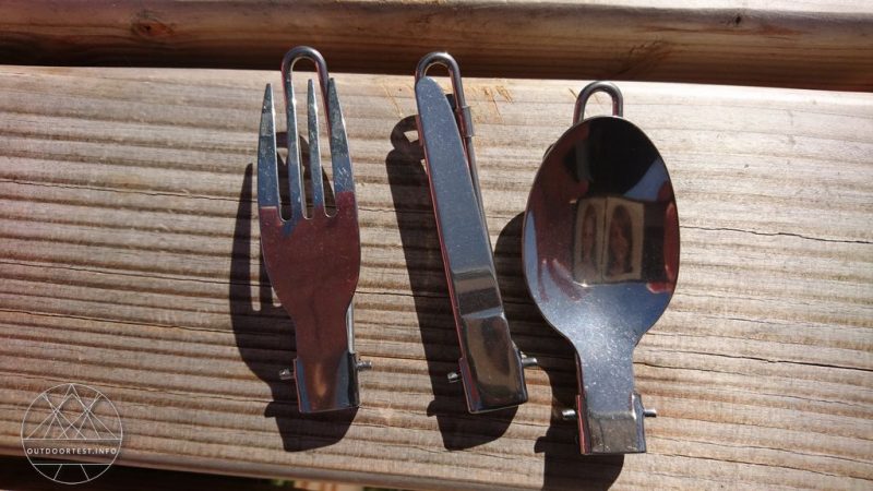 Gearbest Faltbares Outdoor Camping Edelstahl Besteck