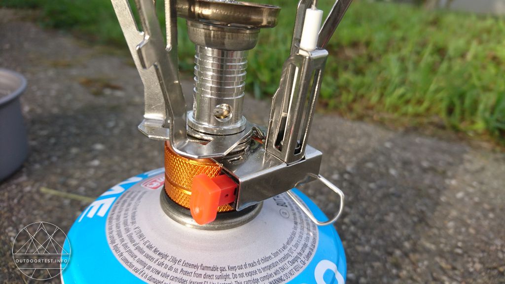 Gearbest Portable Ultralight Mini Pocket Campingkocher mit Piezo-Zündung