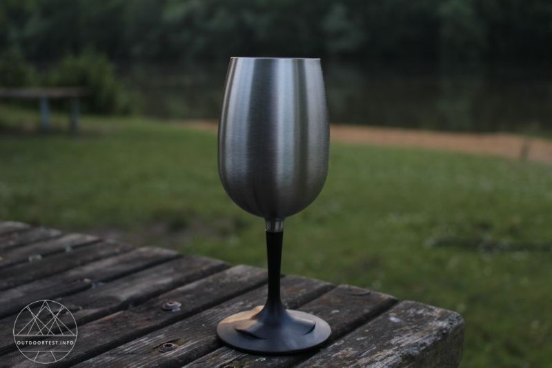GSI Outdoors Stainless Nesting Wine Glass