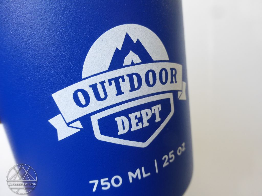 OUTDOOR DEPT Isolierte Edelstahl Trinkflasche 750 ml