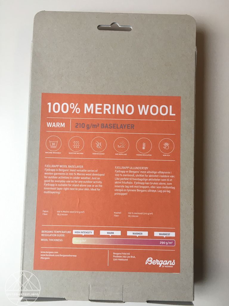 Bergans Fjellrapp Boxer