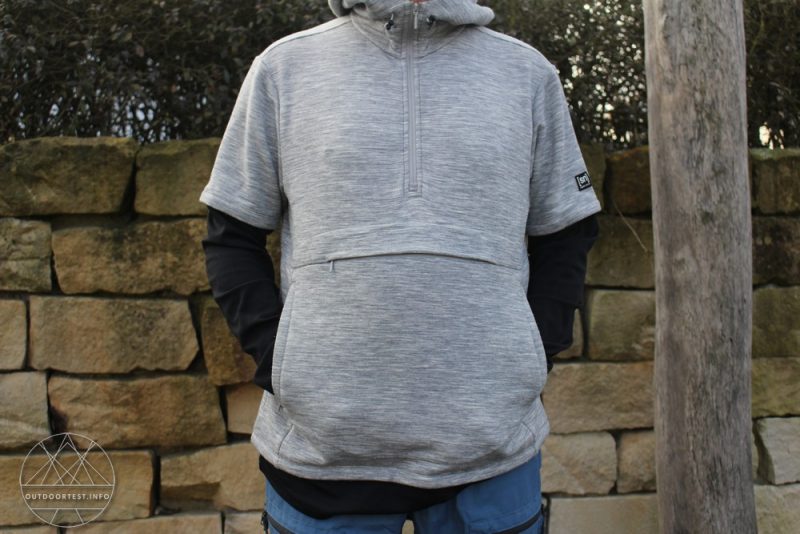 super.natural Mens Motion Double Layer Hoody