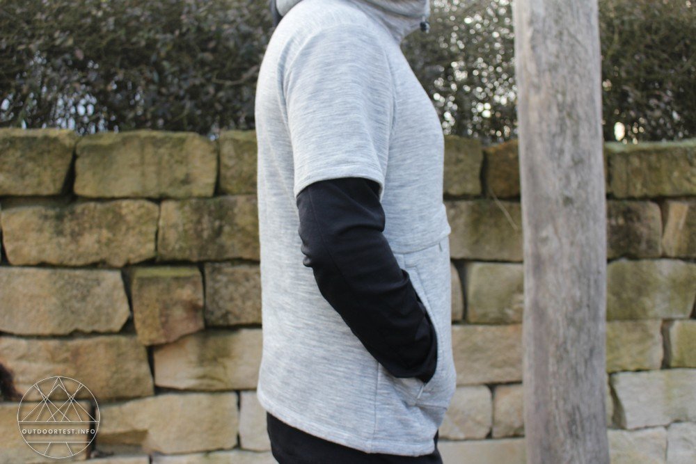 super.natural Mens Motion Double Layer Hoody