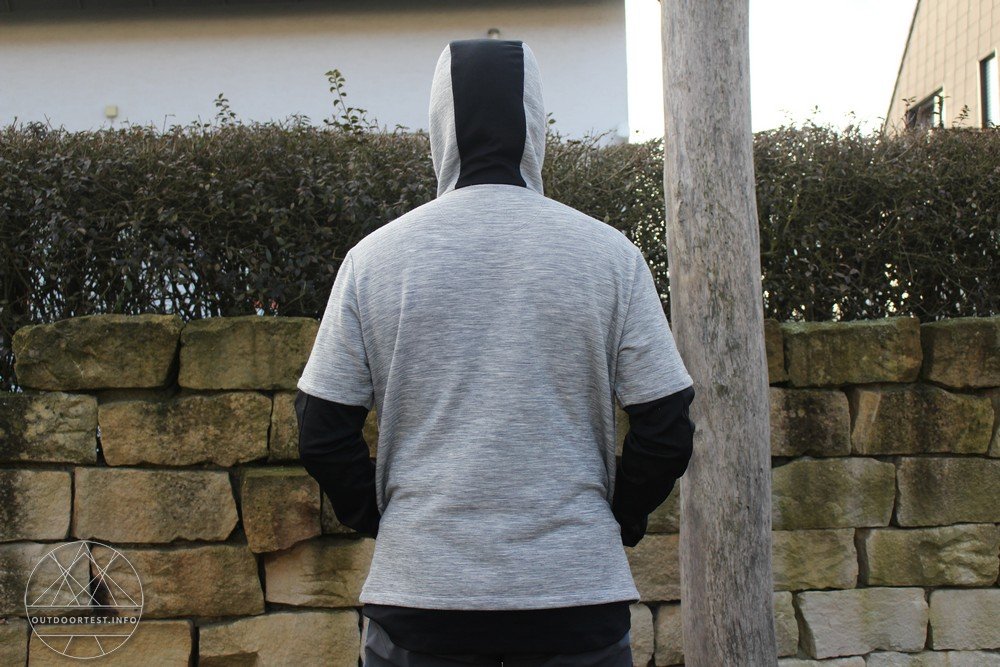 super.natural Mens Motion Double Layer Hoody