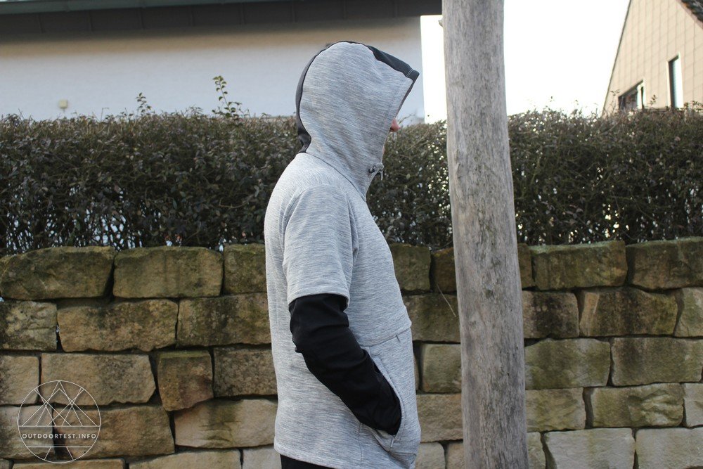 super.natural Mens Motion Double Layer Hoody