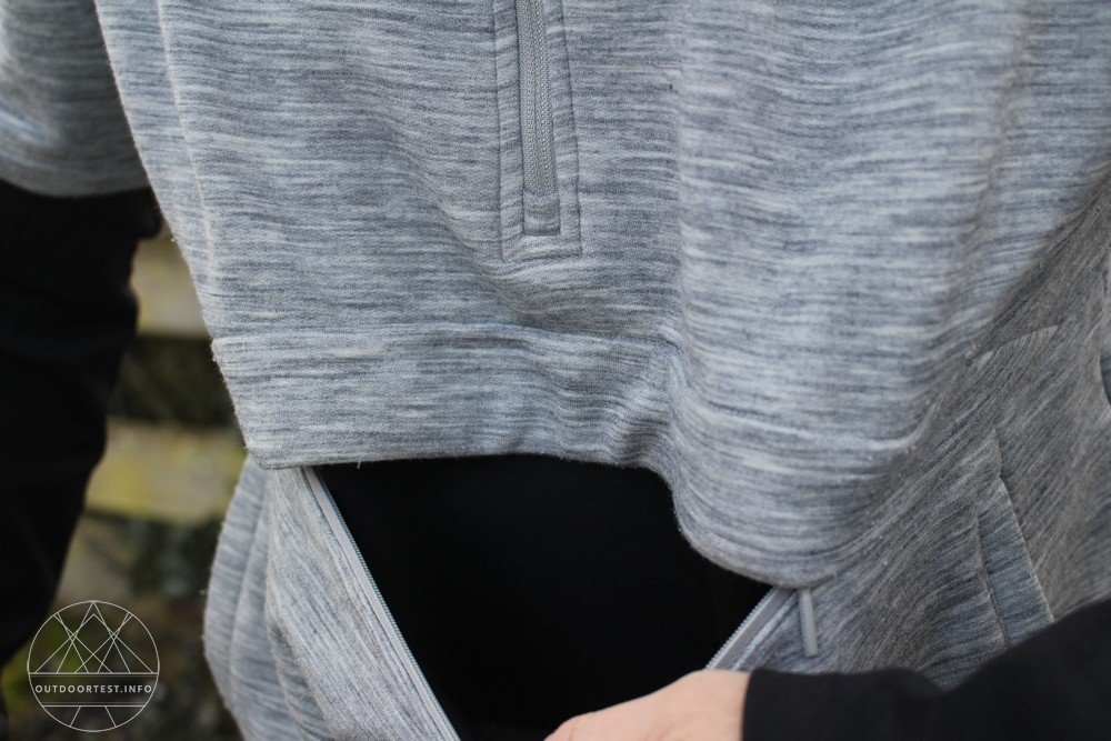 super.natural Mens Motion Double Layer Hoody