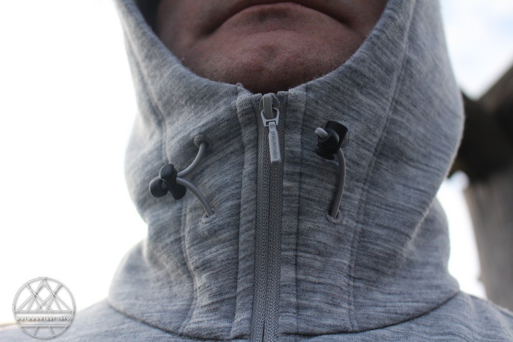 super.natural Mens Motion Double Layer Hoody