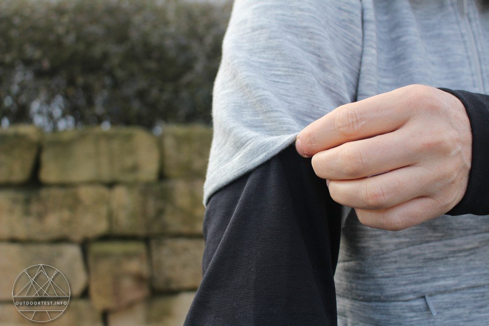 super.natural Mens Motion Double Layer Hoody