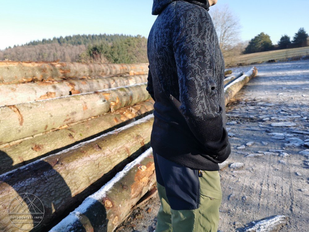 Icebreaker Elemental Long Sleeve Zip Hood Herren