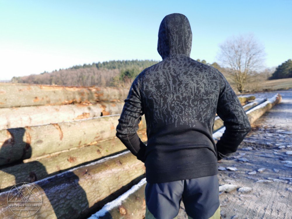 Icebreaker Elemental Long Sleeve Zip Hood Herren