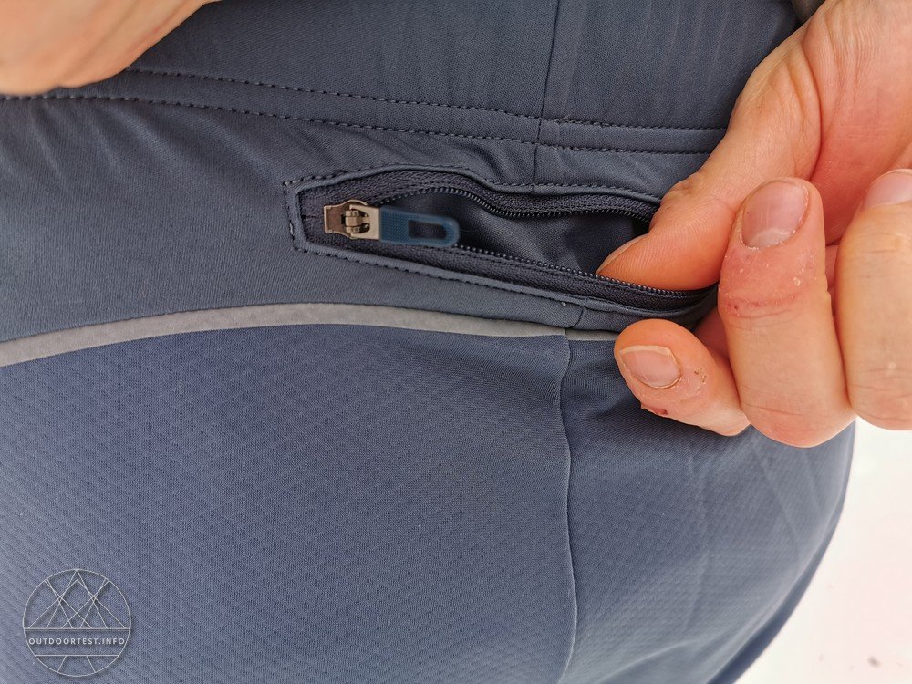 Odlo Herren Zeroweight Windproof Warm Hose