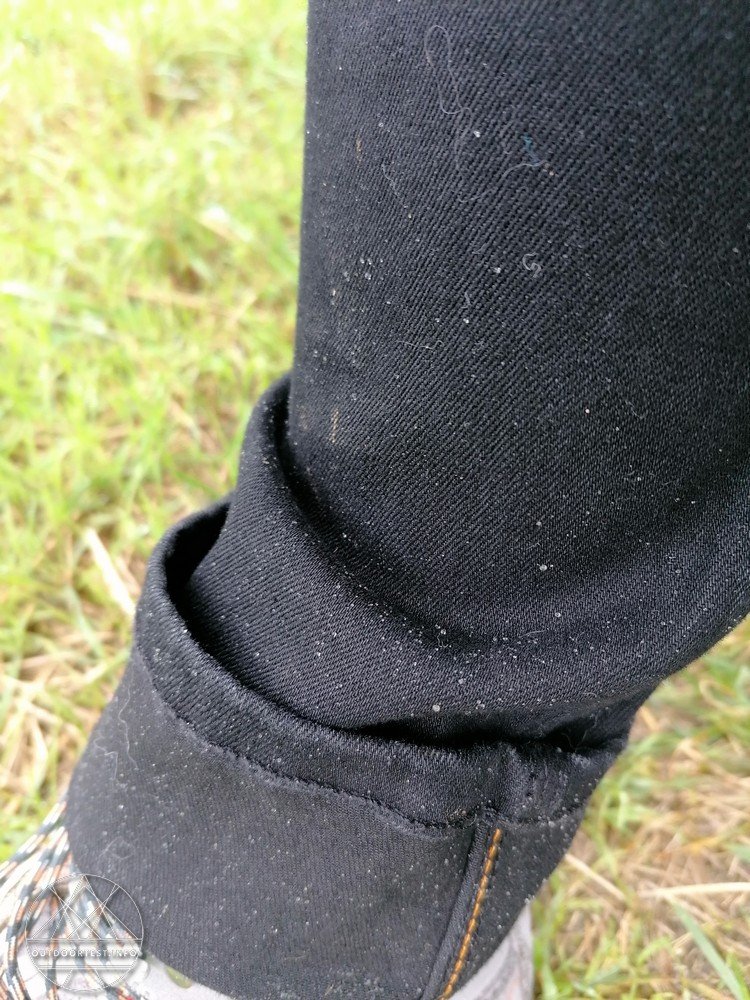 DUER Stay Dry Denim Mid Rise Slim Straight