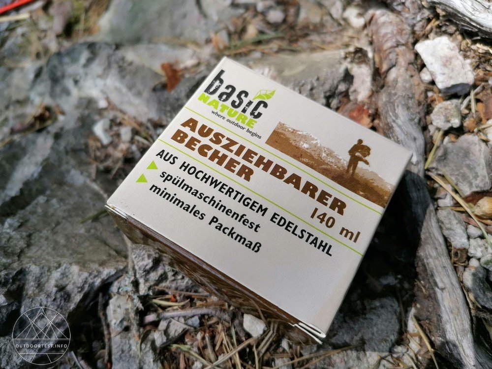 BasicNature ausziehbarer Becher