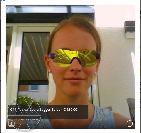 gloryfy Sportbrille G11 Radical Laura Stigger Edition
