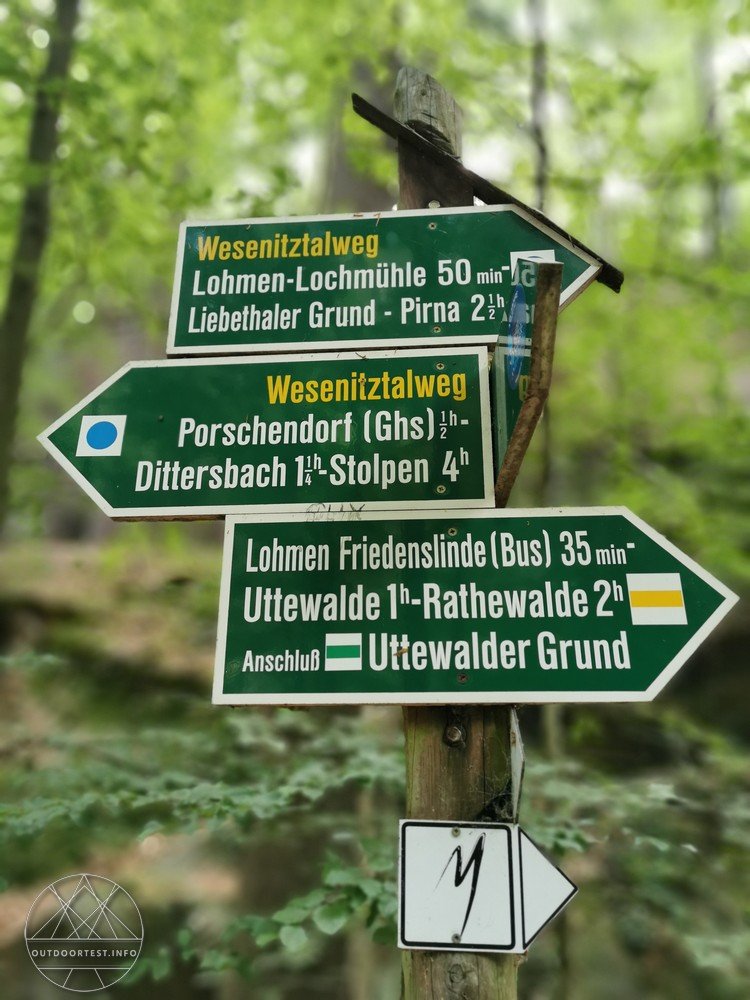Malerweg Etappe 1 von Liebethal nach Stadt Wehlen