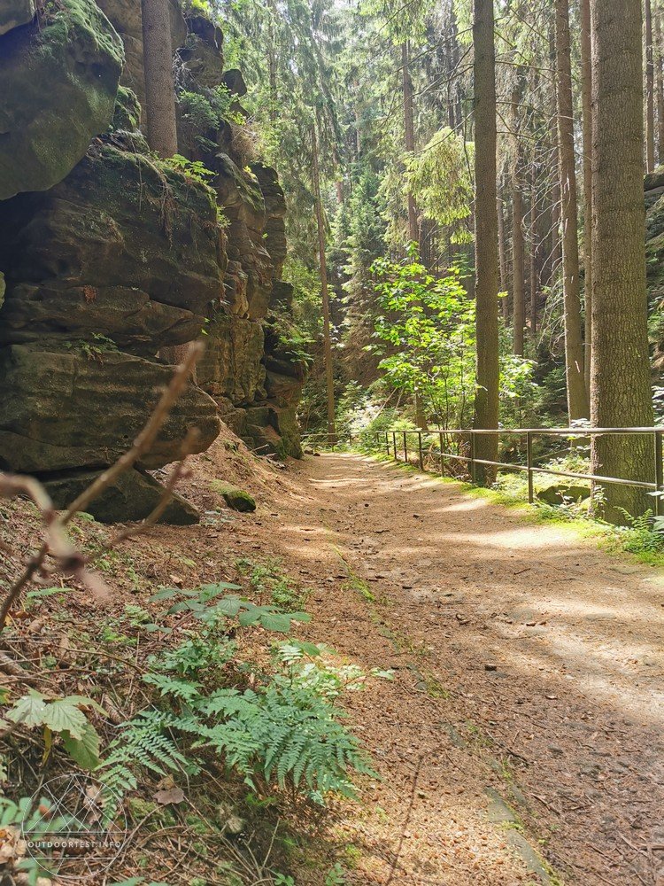 Malerweg Etappe 1 von Liebethal nach Stadt Wehlen