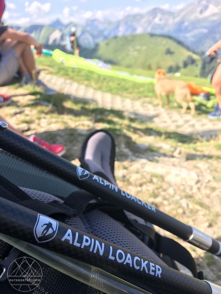 Alpin Loacker Carbon Pro Kork Faltstöcke