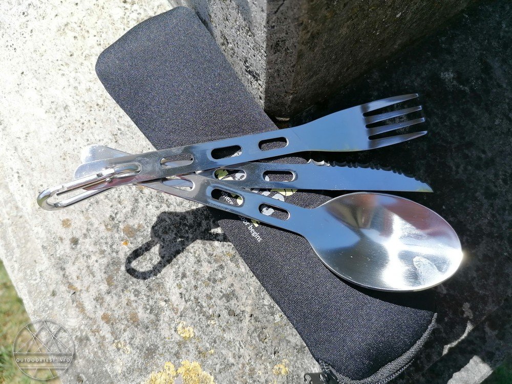 BasicNature Besteck Backcountry - Besteck für Unterwegs