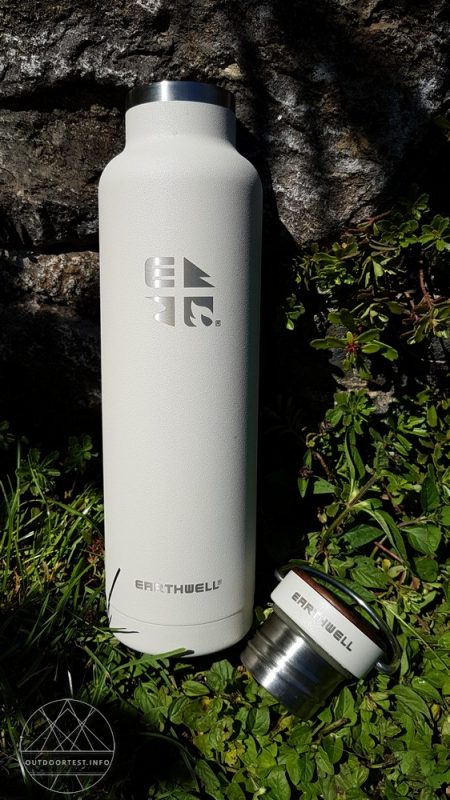 Earthwell 22oz Woodie™ Flasche - Hot & cold everywhere