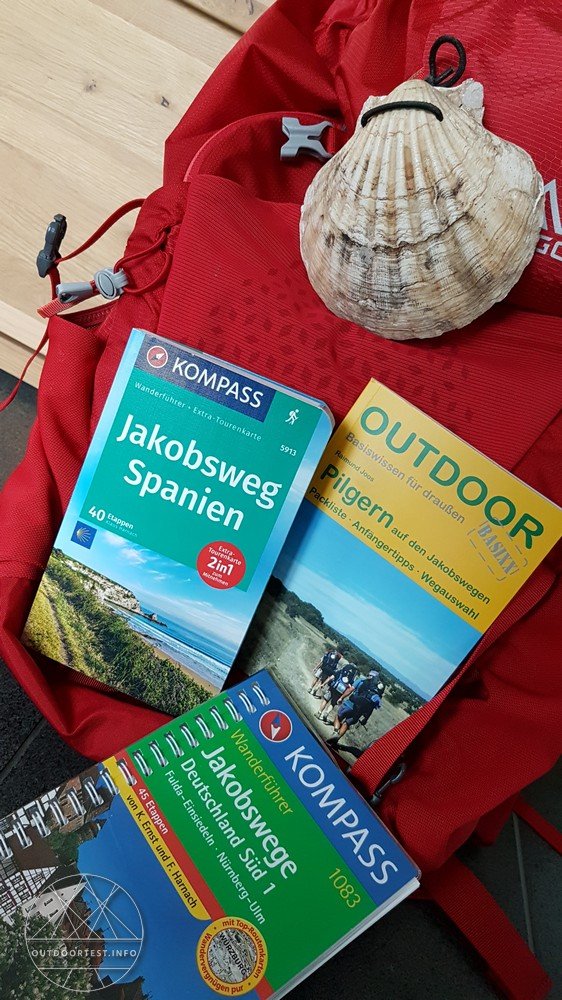 Jakobsweg Vorbereitungen und Wanderbücher