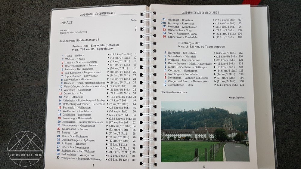 Jakobsweg Vorbereitungen und Wanderbücher