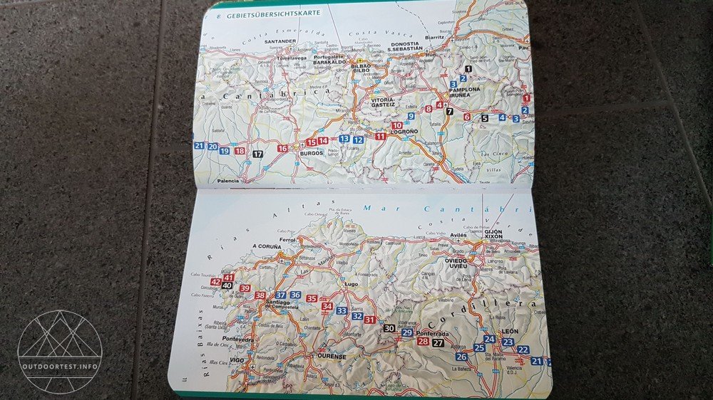 Jakobsweg Vorbereitungen und Wanderbücher