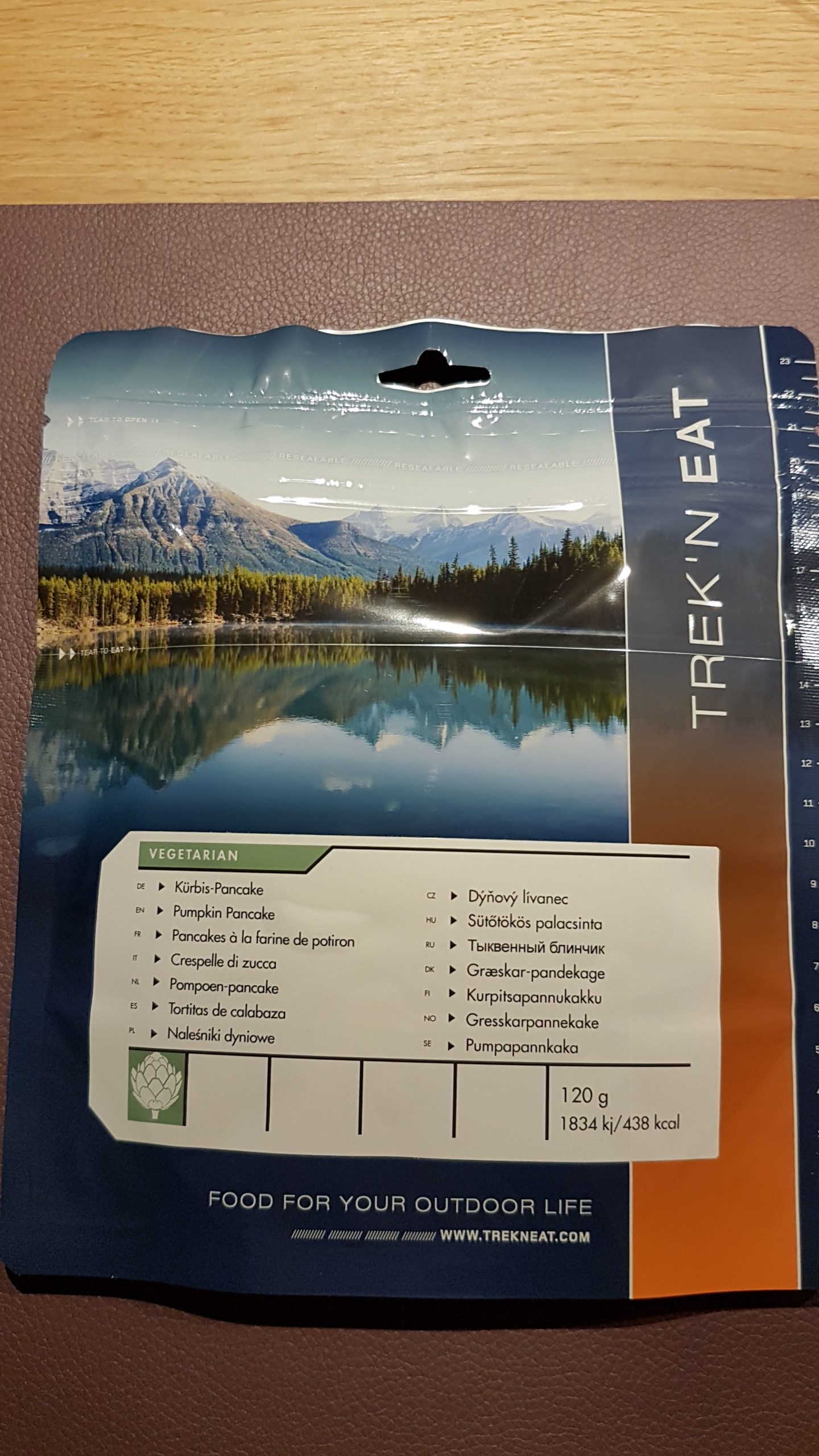 Trek´n EAT – Pancakes Kürbis und Grießspeise mit Früchten
