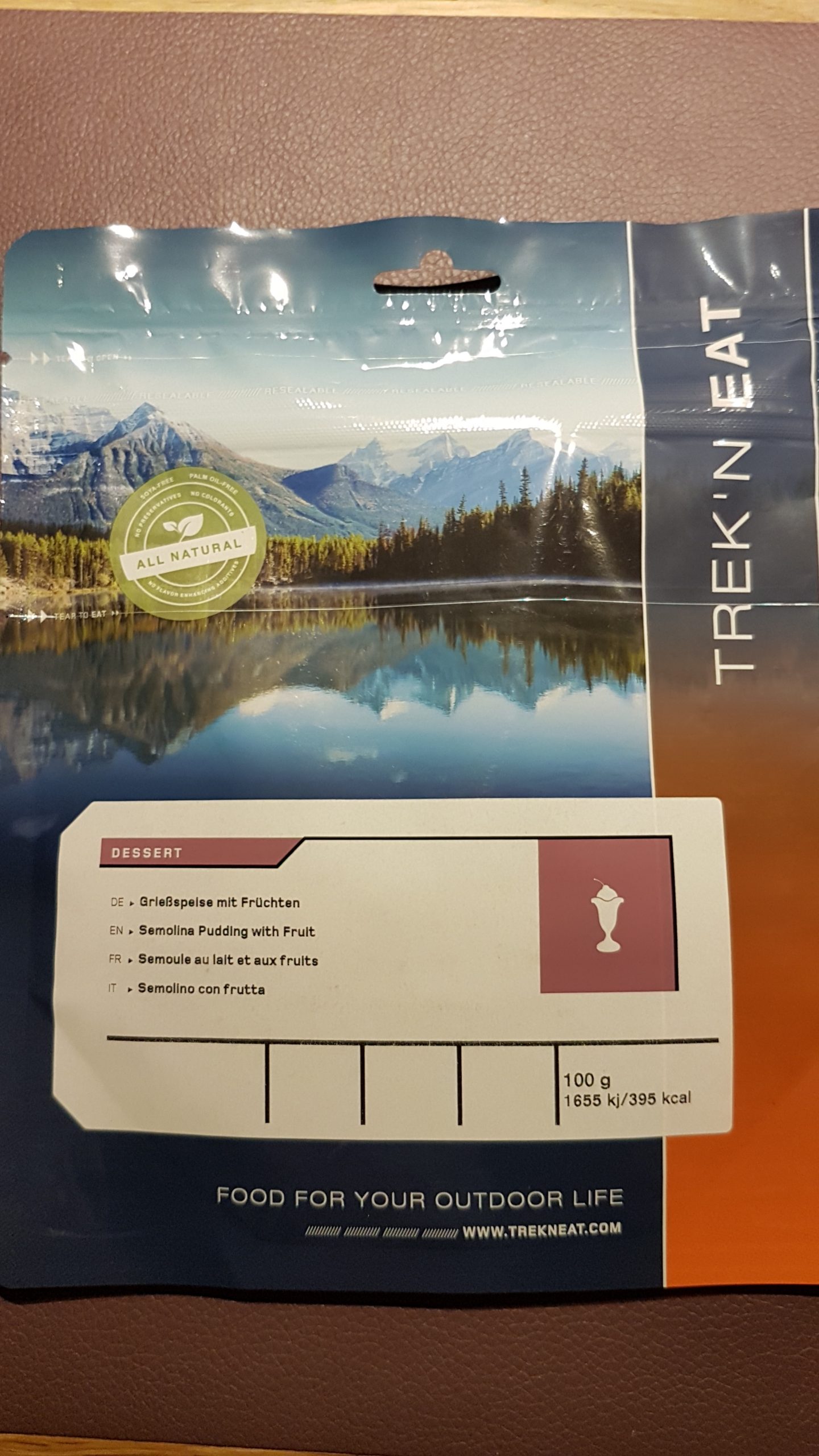 Trek´n EAT – Pancakes Kürbis und Grießspeise mit Früchten