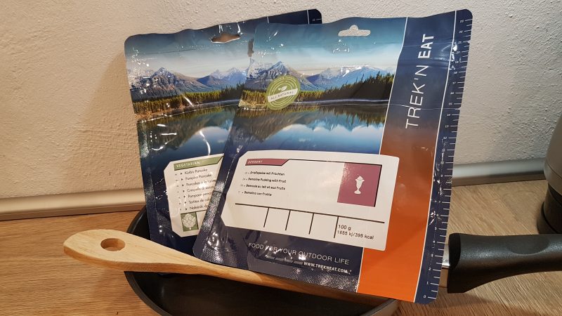 Trek´n EAT – Pancakes Kürbis und Grießspeise mit Früchten