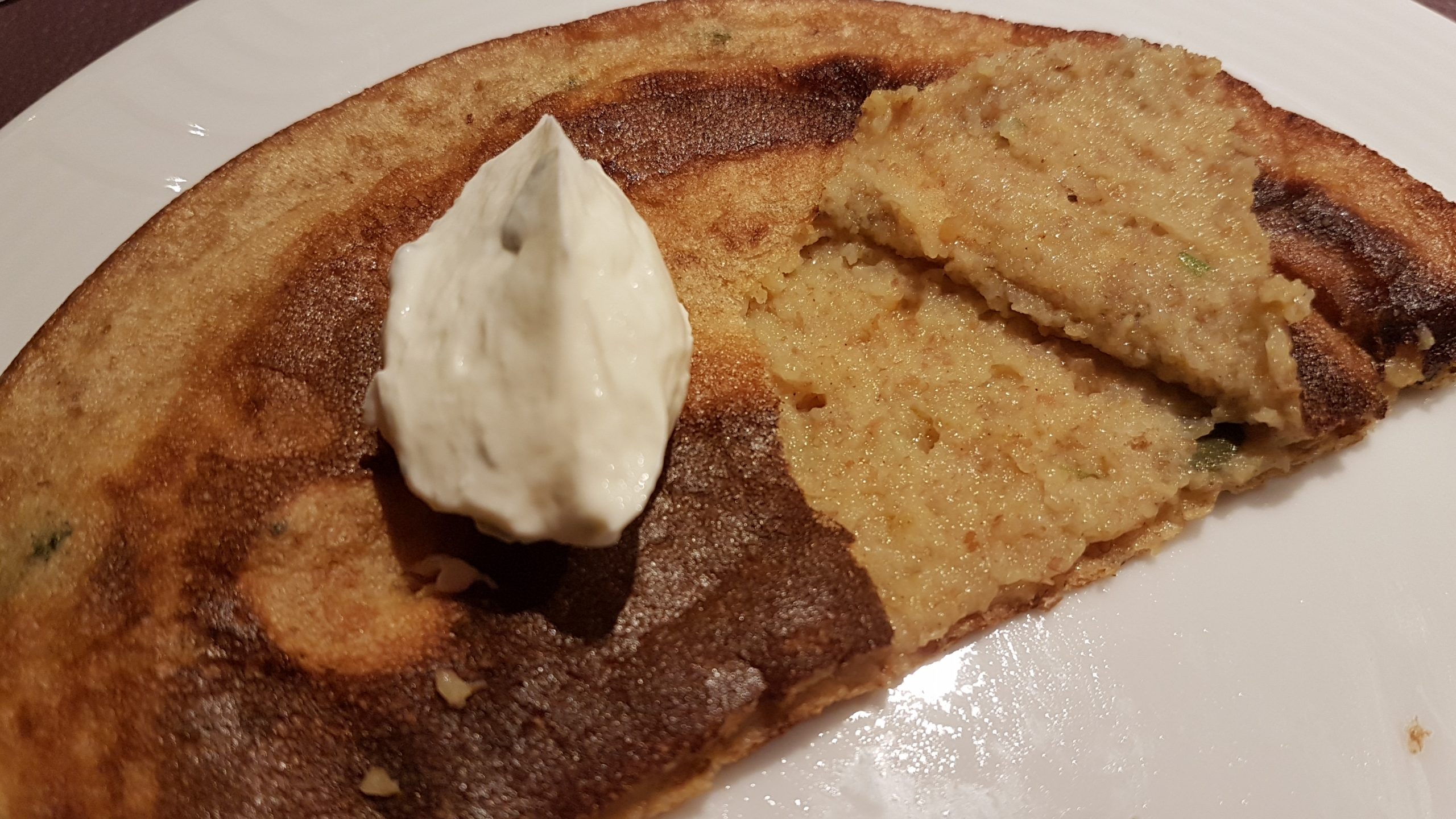 Trek´n EAT – Pancakes Kürbis und Grießspeise mit Früchten