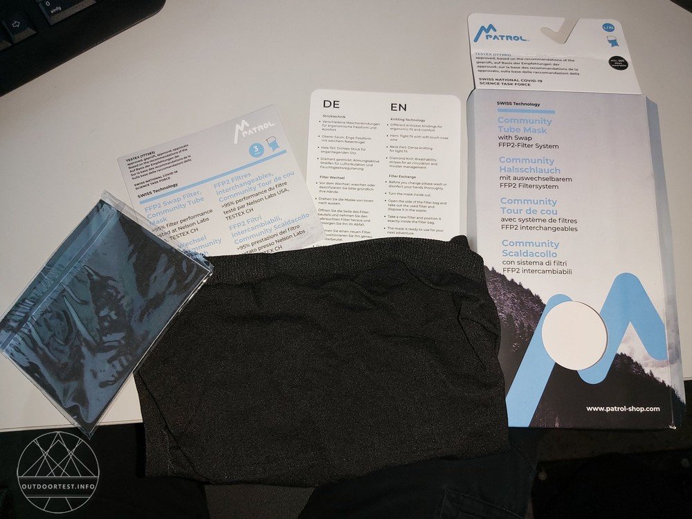 Patrol Community-Halsschlauch mit FFP2-Filtersystem