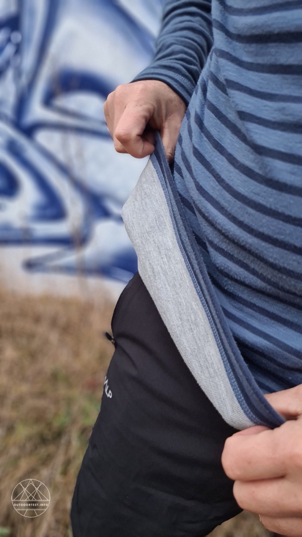 Elkline MEMO Ringel Hoodie für Herren