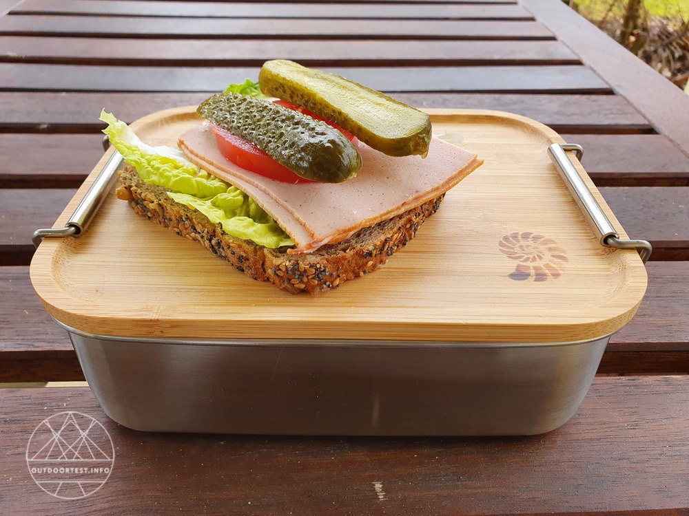 Origin Outdoors Lunch Box Bamboo-Clip